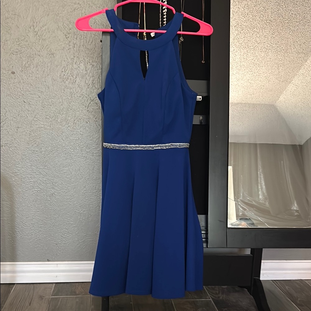Blue Sleeveless Dress